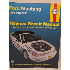 1994-03 Ford Mustang Haynes Repair Service Shop Manual 36051 - Good